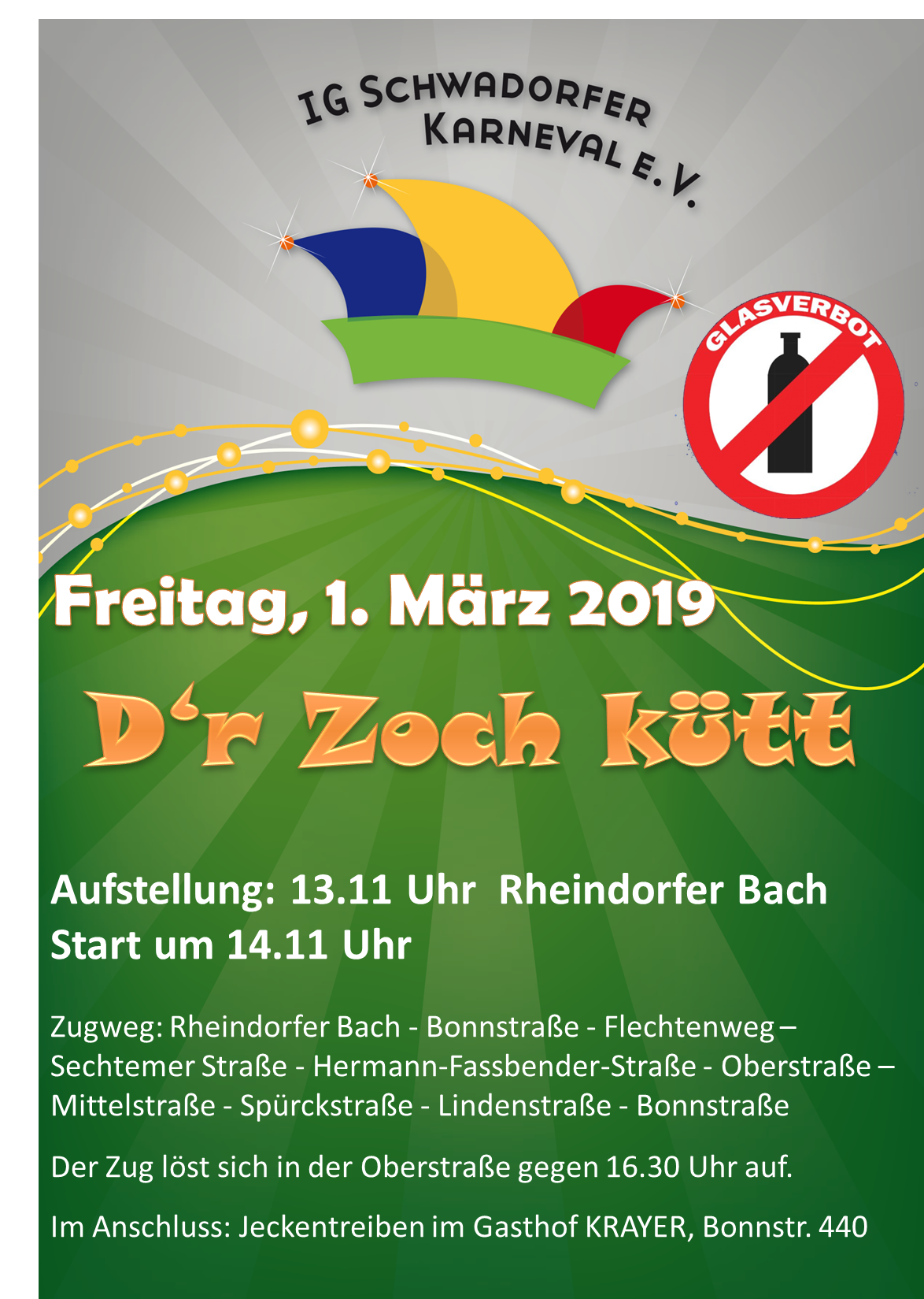 D'r Zoch k�tt